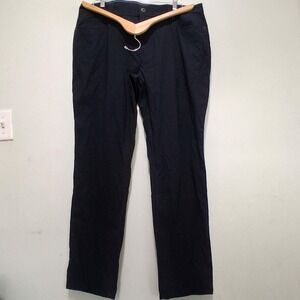 Columbia Mens AO0785 Black Stretch Hiking Travel Pants 38x32 Straight Leg